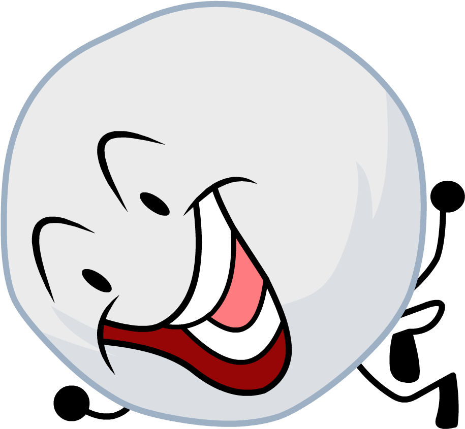 Snowball Wiki Pose - Object Show Snowball Clipart (1080x1080), Png Download