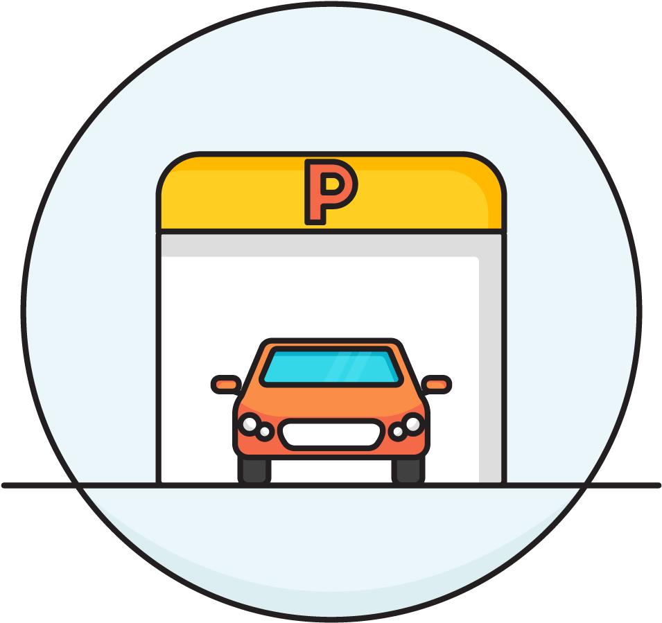 Allocated Parking Clipart - Parking - Png Download (1000x1000), Png Download