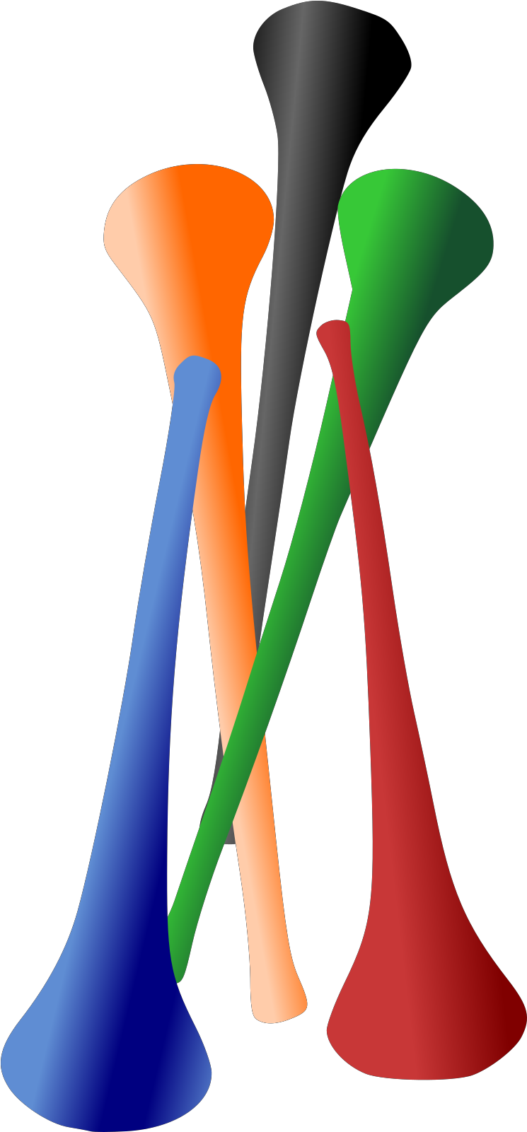 Big Image - Vuvuzelas Png Clipart (1117x2400), Png Download