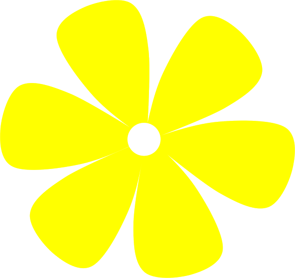 Flowers Clipart - Yellow Flower Clip Art - Png Download (600x566), Png Download