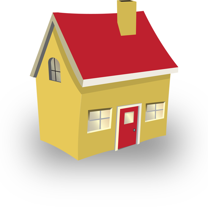 Looking For Diverse Places Like A Library, Subway , - House Clipart (700x700), Png Download