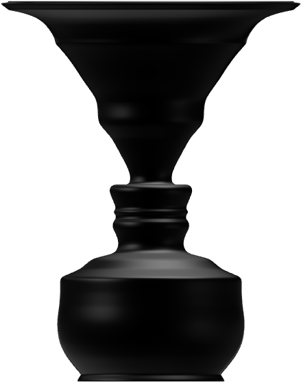 George Washington Silhouette Vase - Vase Clipart (906x680), Png Download