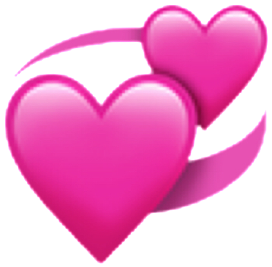 Report Abuse - Whatsapp Hearts Clipart (1024x707), Png Download