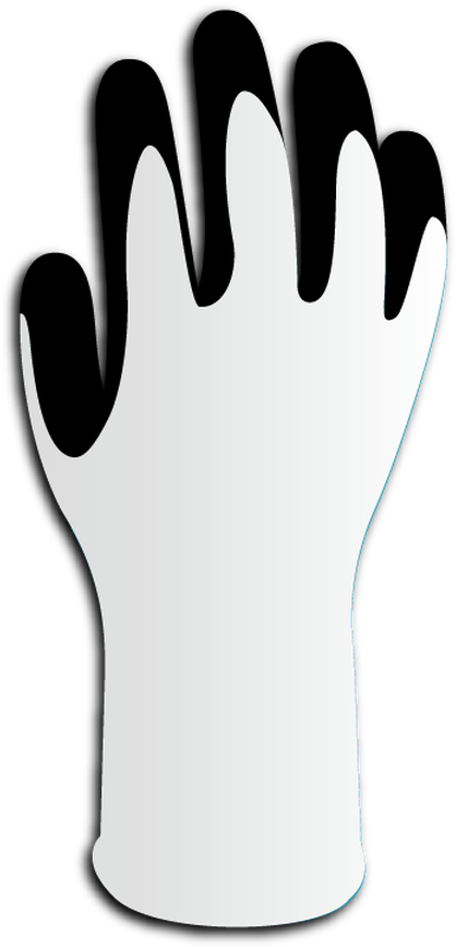 Wondergrip Technology En Utilisant - Glove Clipart (424x869), Png Download