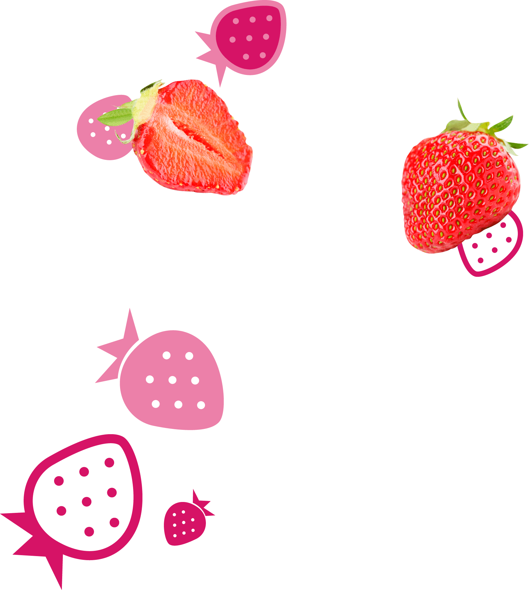 Ripe - Strawberry Ice Cream Clipart (1701x1897), Png Download