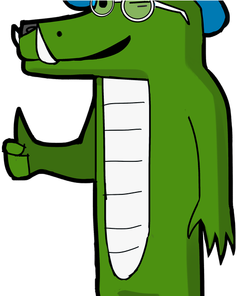 Crocodile Clipart Hungry Alligator - Png Download (590x590), Png Download