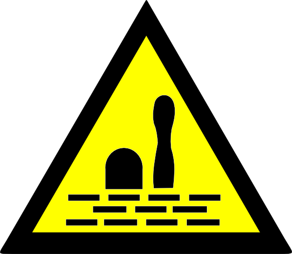 Iso 7010 Warning Sign Clipart (600x522), Png Download