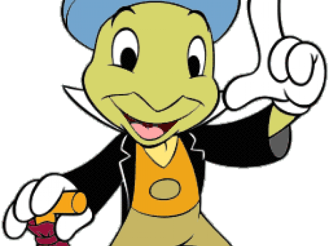 Jiminy Cricket Clipart Transparent - Jiminy Cricket Pinocchio Head - Png Download (640x480), Png Download