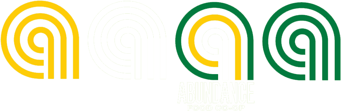 Abundance Co-op Logo Banner - Logo Clipart (1100x454), Png Download