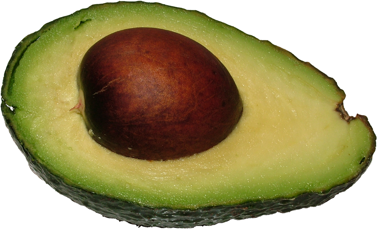 Nuts Clipart Avocado - Avocat Fruit En Anglais - Png Download (1400x787), Png Download