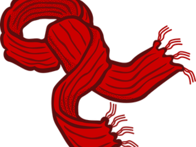 Red Scarf Clipart - Png Download (640x480), Png Download