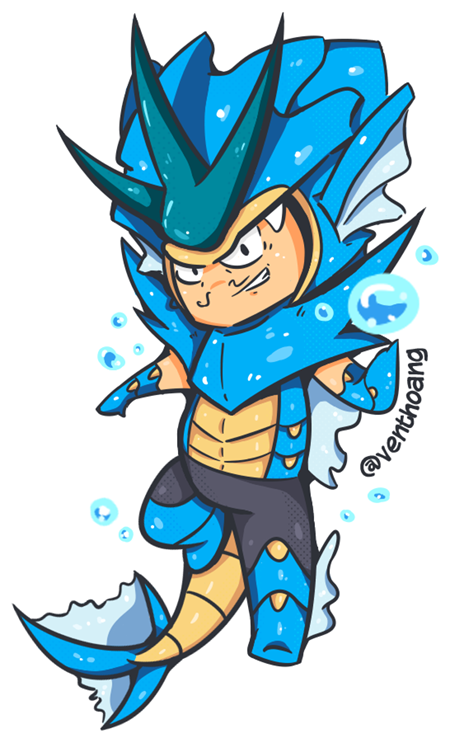 Stitch'd Snapchat Drawingsart Snapchat Drawing - Gyarados Clipart (450x743), Png Download