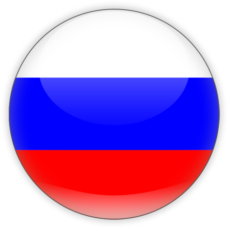 Russia - Russia Round Flag Png Clipart (640x480), Png Download
