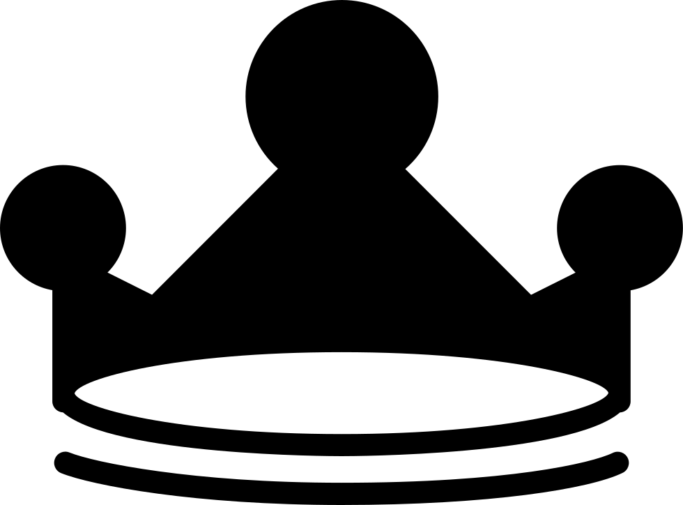 Royalty Black Crown Design Comments - Crown Clipart (980x724), Png Download