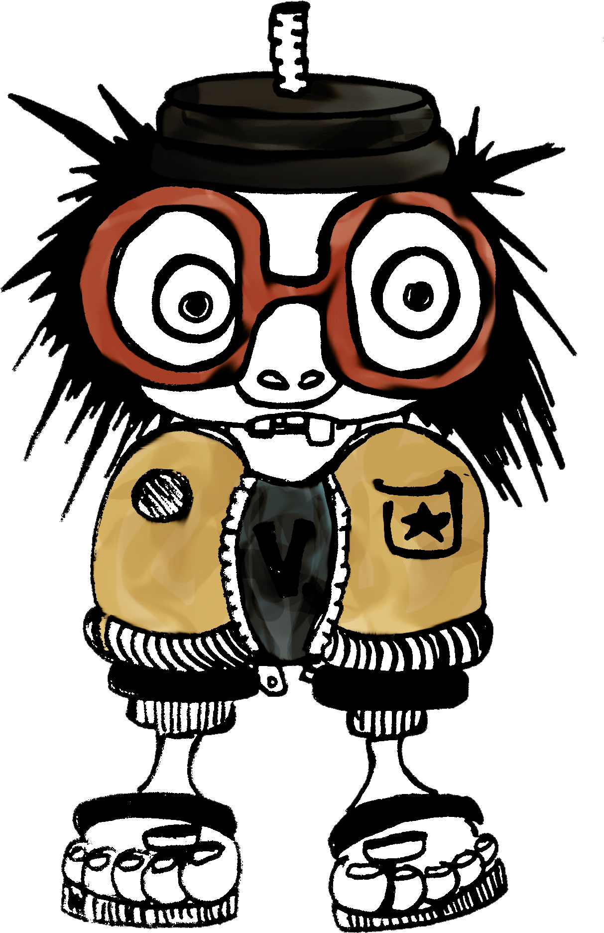 Photo - Cartoon Clipart (1266x1924), Png Download