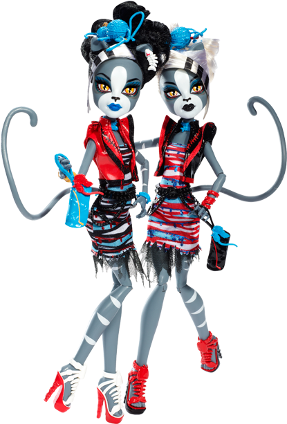 Purrsephone And Meowlody Zombie Shake Clipart (480x770), Png Download