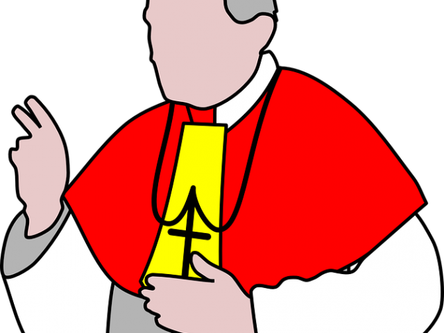 Religion Clipart Priest - Pope Clipart - Png Download (640x480), Png Download