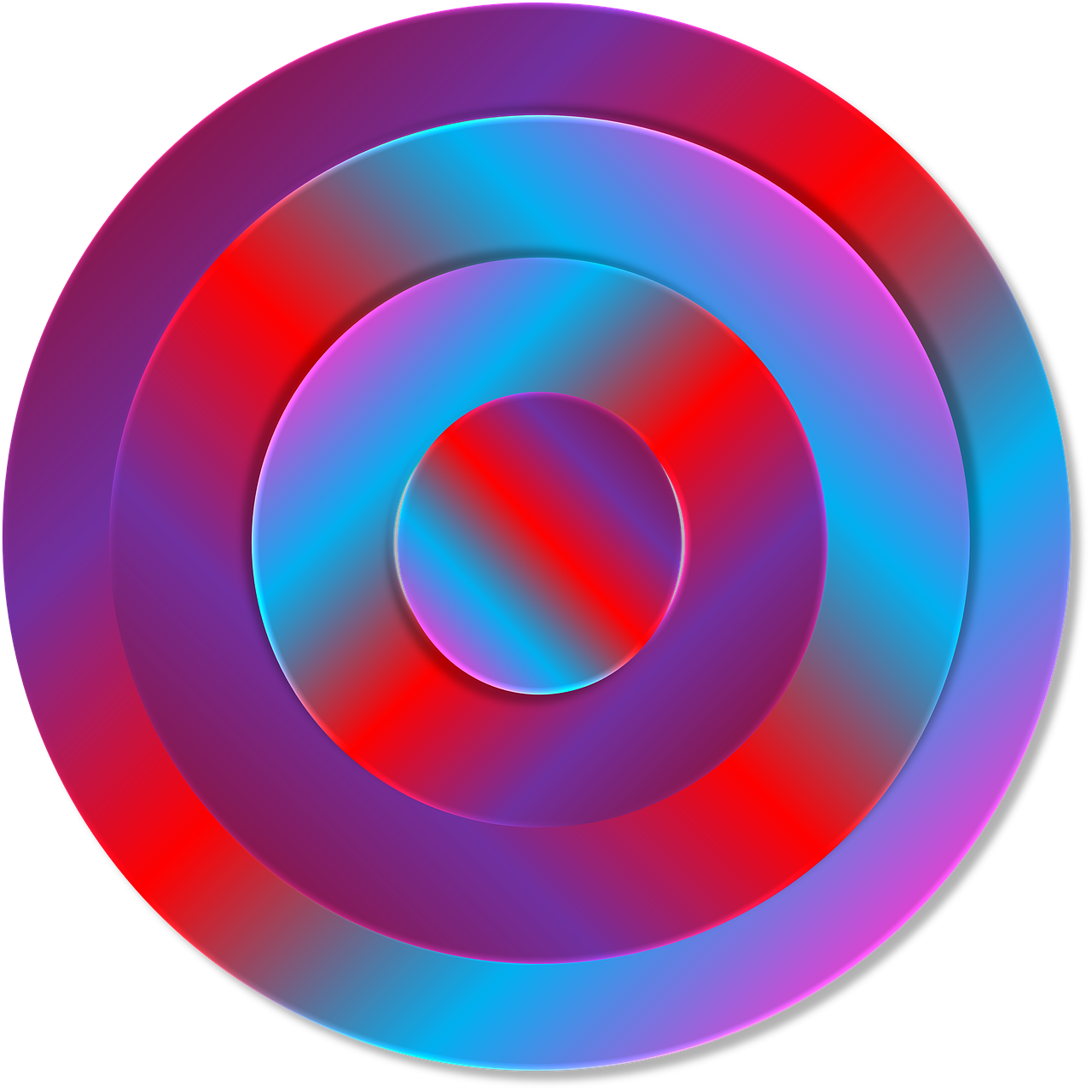 Circulos 3d Png Clipart (640x640), Png Download