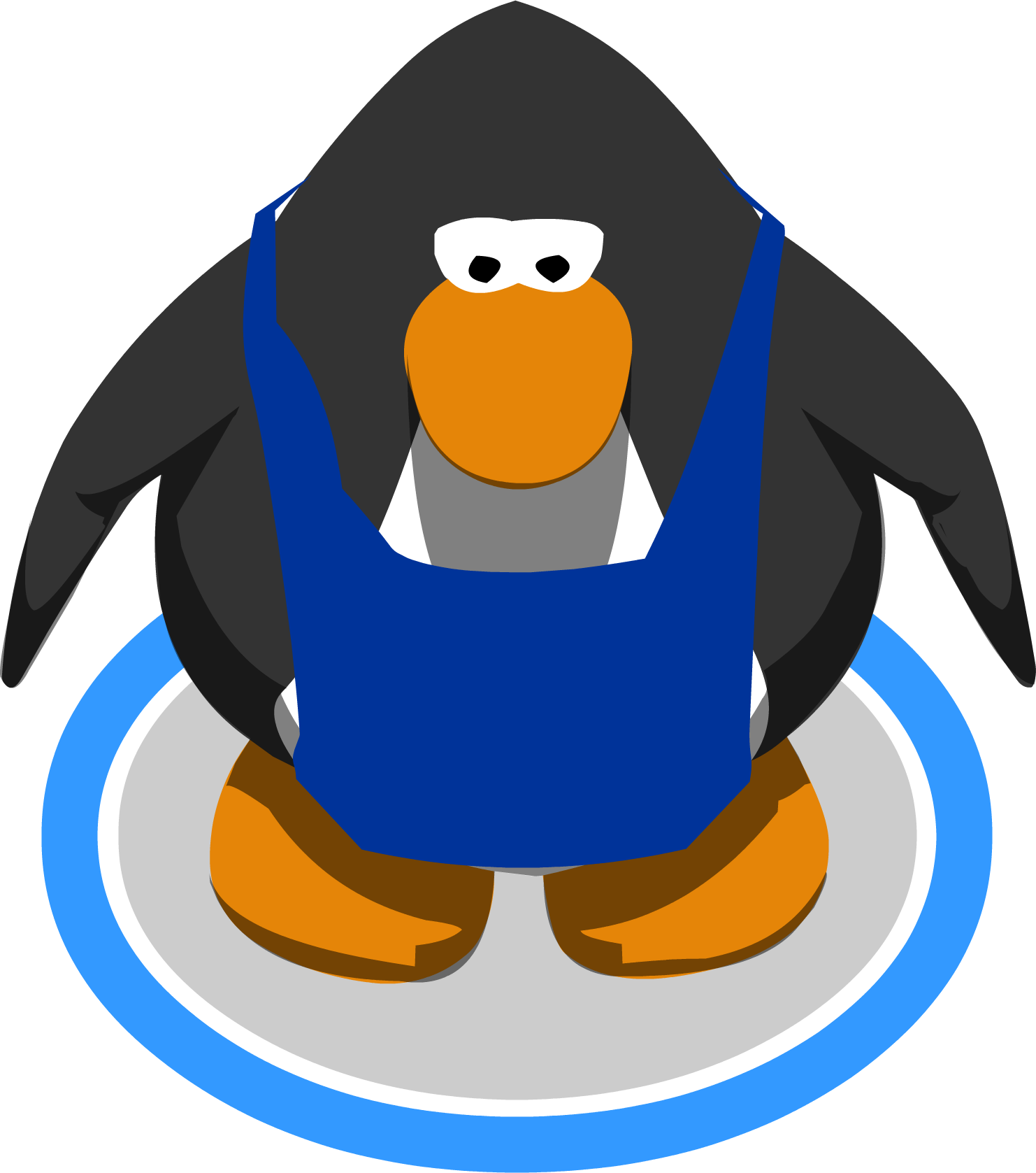 Baker's Apron Ingame - Club Penguin Penguins Png Clipart (1482x1677), Png Download