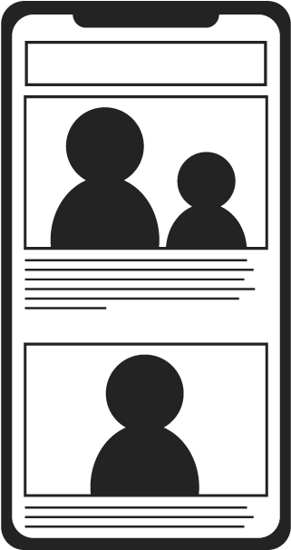Icon Of Smm On A Phone - Silhouette Clipart (834x835), Png Download