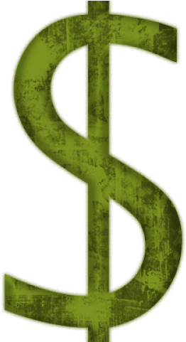 Money Clipart Dollar Sign - Dollar Sign Clipart - Png Download (640x480), Png Download
