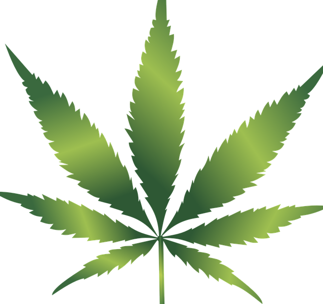 Ways To Overcome Drug Addiction - Pot Leaf Clipart (654x615), Png Download