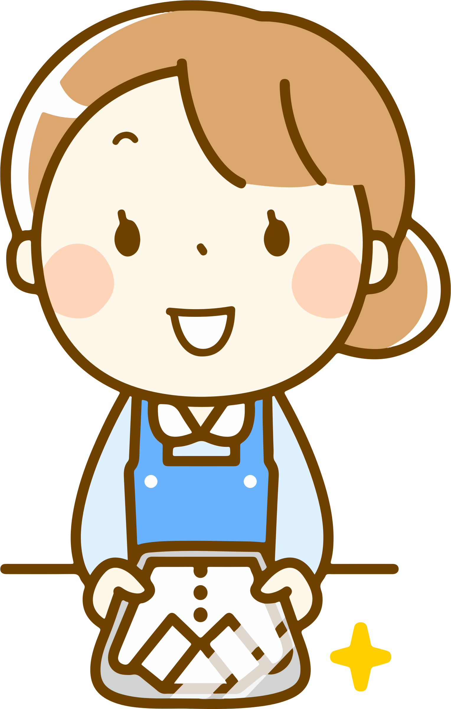 Big Image - Sales Clerk Clipart - Png Download (1528x2399), Png Download