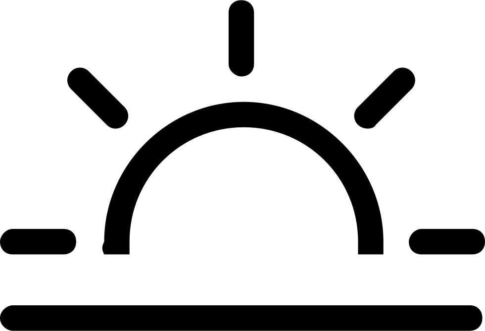 Quality Design D066d F1423 Kd Sales Clipart About 4 - Horizon Icon - Png Download (980x668), Png Download