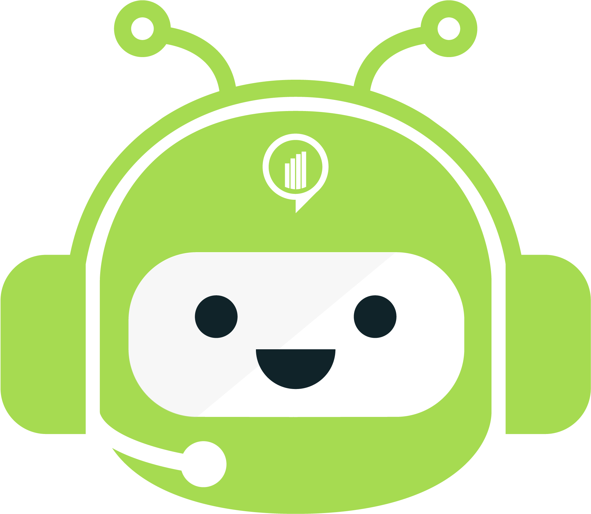 Salesbot Speech Bubble Salesbot - Business-to-business Clipart (2084x2084), Png Download