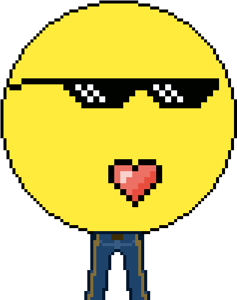 Random Image From User - Pixel Art Thug Life Clipart (600x600), Png Download