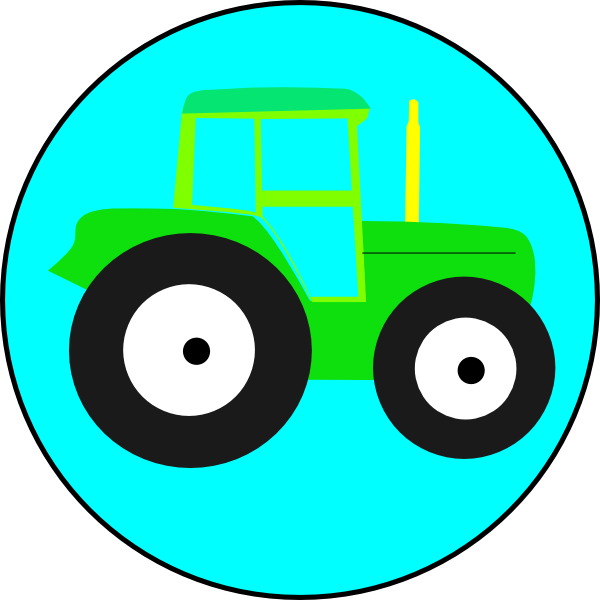 Tractor Svg Clip Arts 600 X 600 Px - Png Download (600x600), Png Download