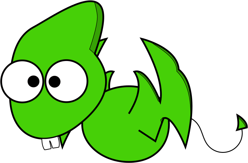 Bubbles Free Little Pterodactil1 - Draw Reptiles, Dinosaurs, Lizards And Other Amphibians: Clipart (800x632), Png Download