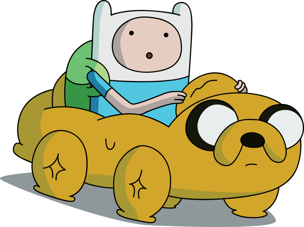 Racecar Jake By Sircinnamon-d5itmuc - Adventure Time Car Png Clipart (1024x766), Png Download