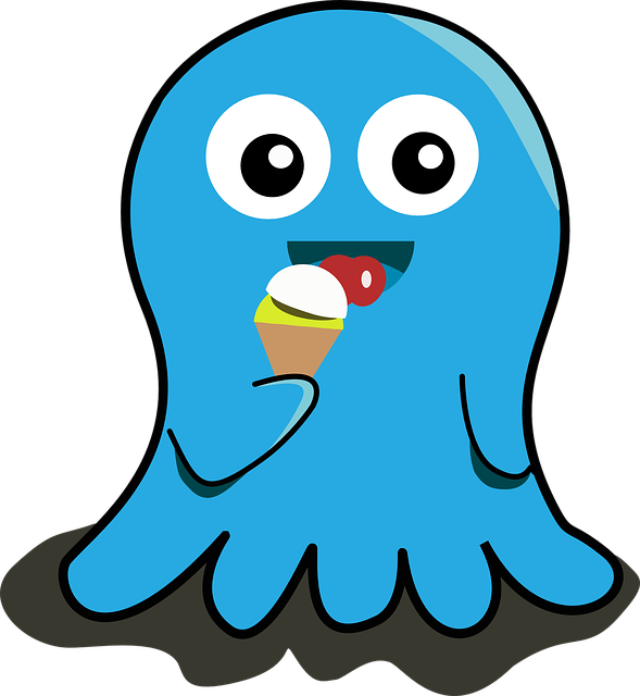 Thing Clipart Blue Thing - Cute Avatars - Png Download (589x640), Png Download