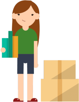 Image Library Room Furniture Shipping Get A Quote From - Cartoon Clipart (800x488), Png Download