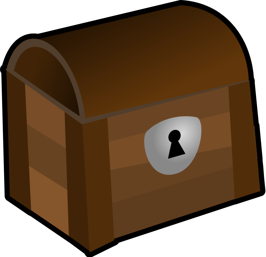 Treasure Clipart Baul - Lockbox Clip Art - Png Download (768x1024), Png Download