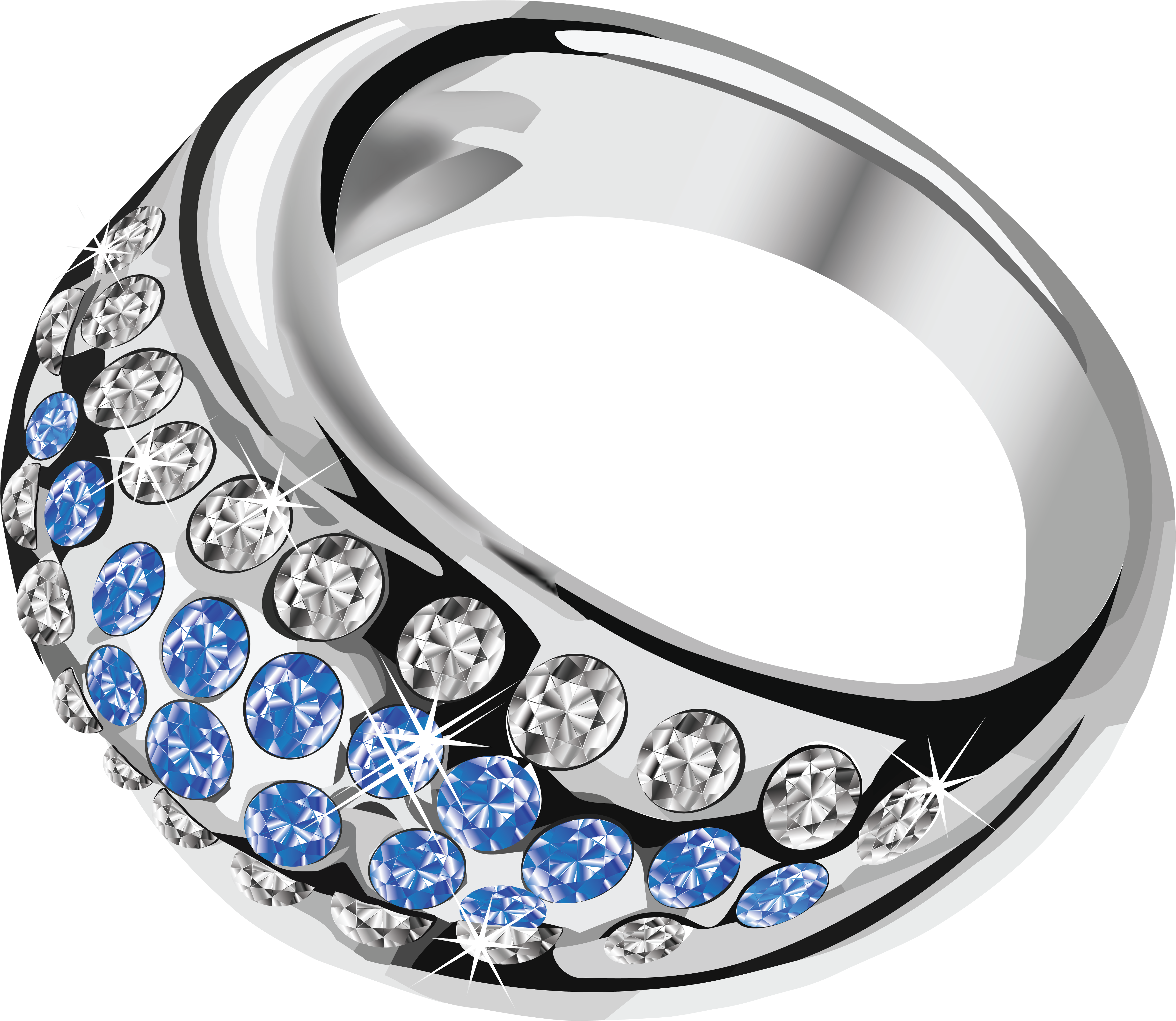 Ring Png - Vector Clipart (4877x4227), Png Download