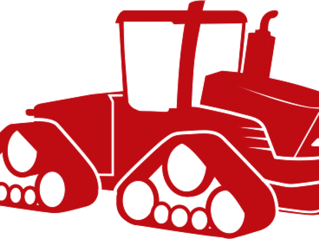 Tractor Clipart Case Tractor - Track Tractor Clip Art - Png Download (640x480), Png Download