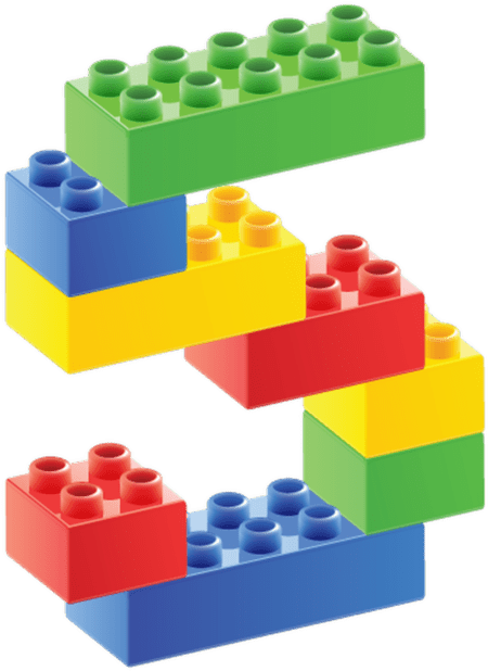 Lego Clipart For Download - Alfabeto De Bloques - Png Download (550x699), Png Download