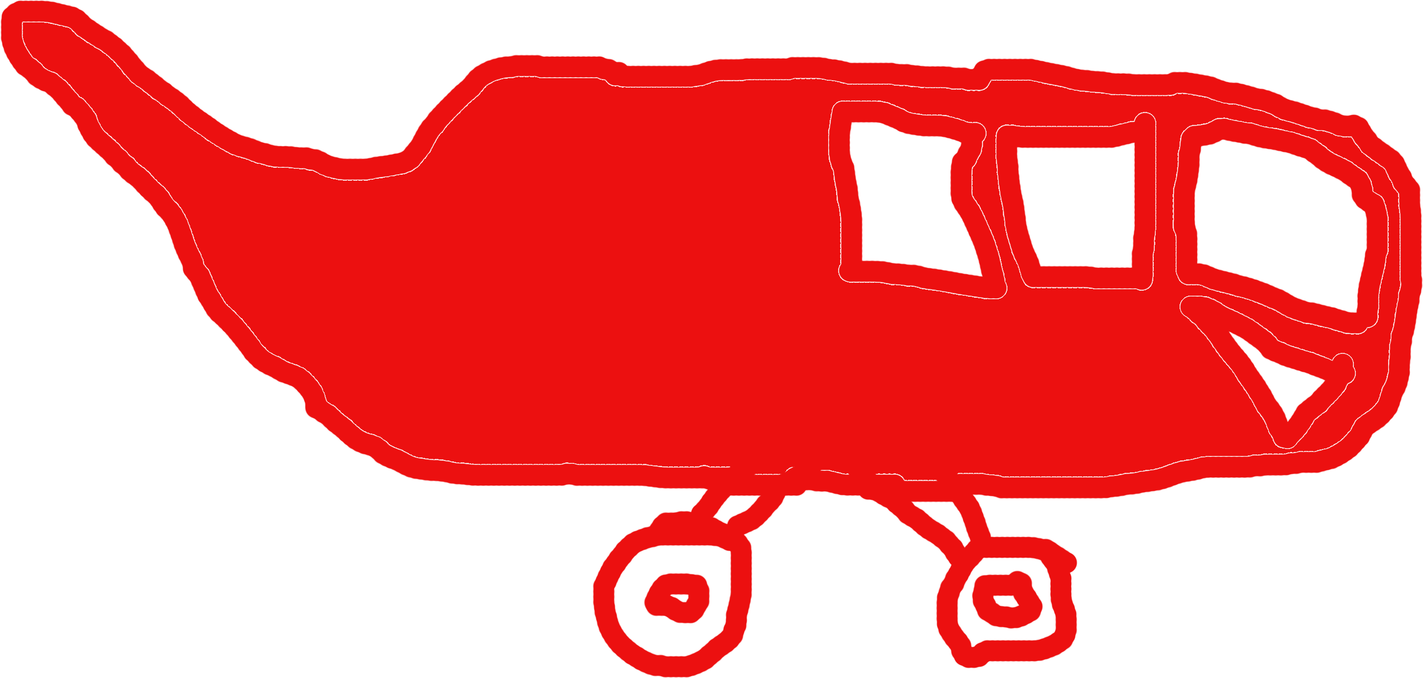 Bus To Afrikaburn And Return Clipart (2859x1362), Png Download