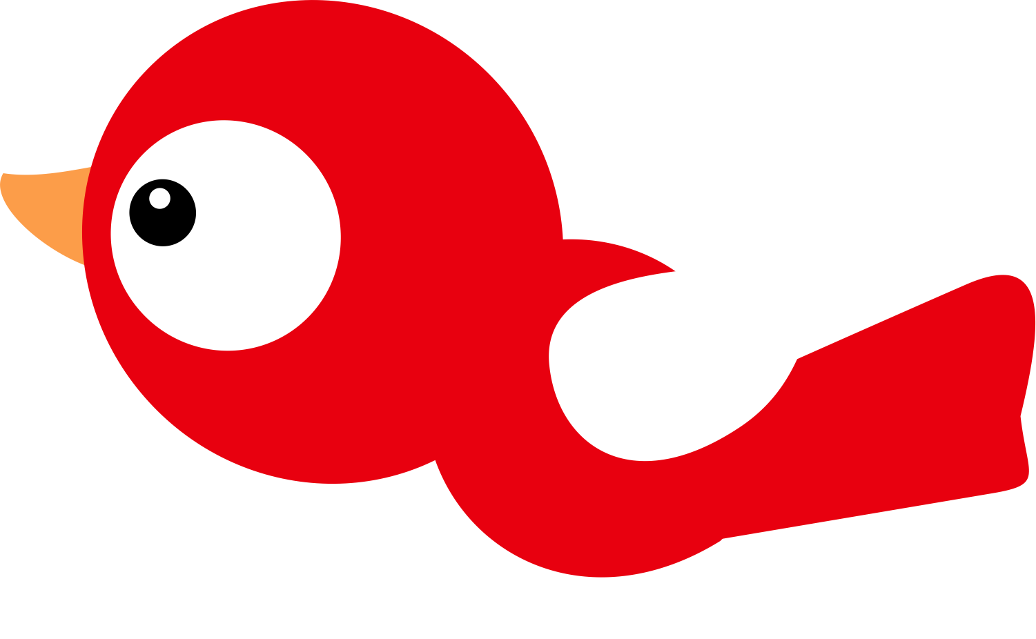 Say Hello - Passarinho Branca De Neve Cute Png Clipart (900x555), Png Download