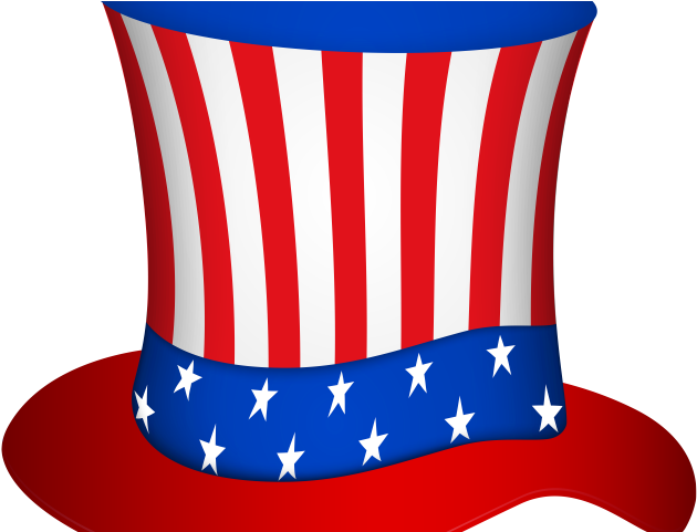 Patriotic Clipart Uncle Sam Hat - Usa Uncle Sam Hat - Png Download (640x480), Png Download
