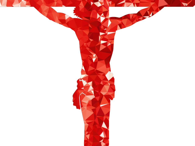 Cross Clipart Crucifix - Red Crucifix - Png Download (640x480), Png Download