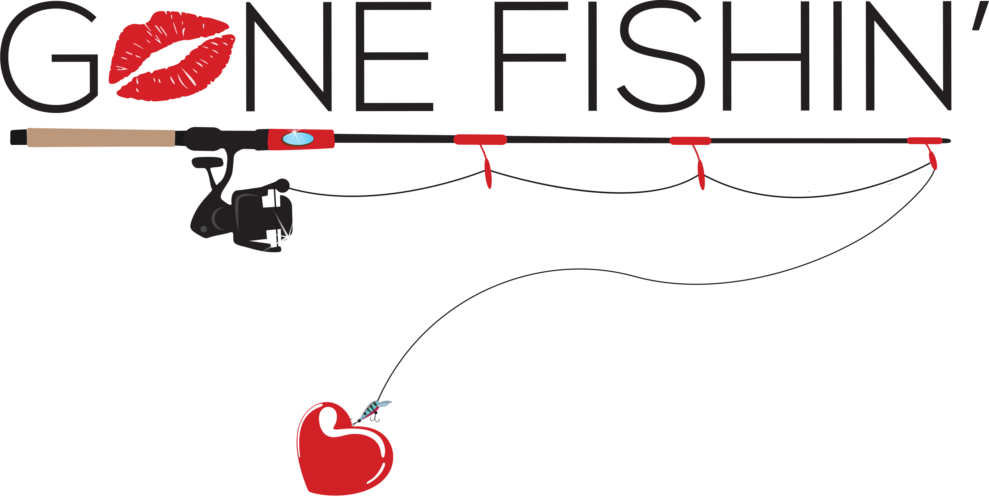 Gone Fishin Lyrics - Fisherman's Journal: Fisherman's Journal / Logbook Clipart (3148x1584), Png Download