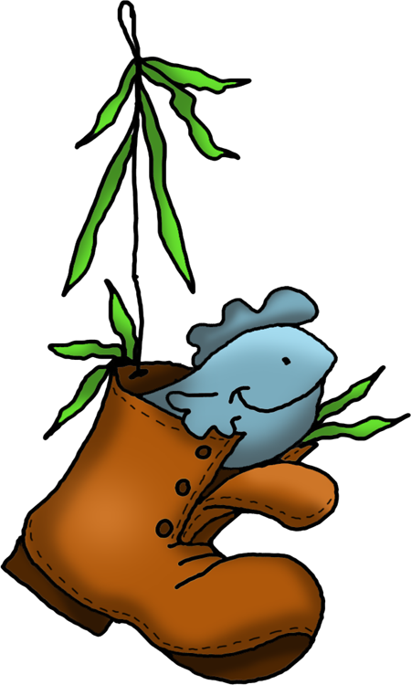 Fishing Clipart (450x750), Png Download