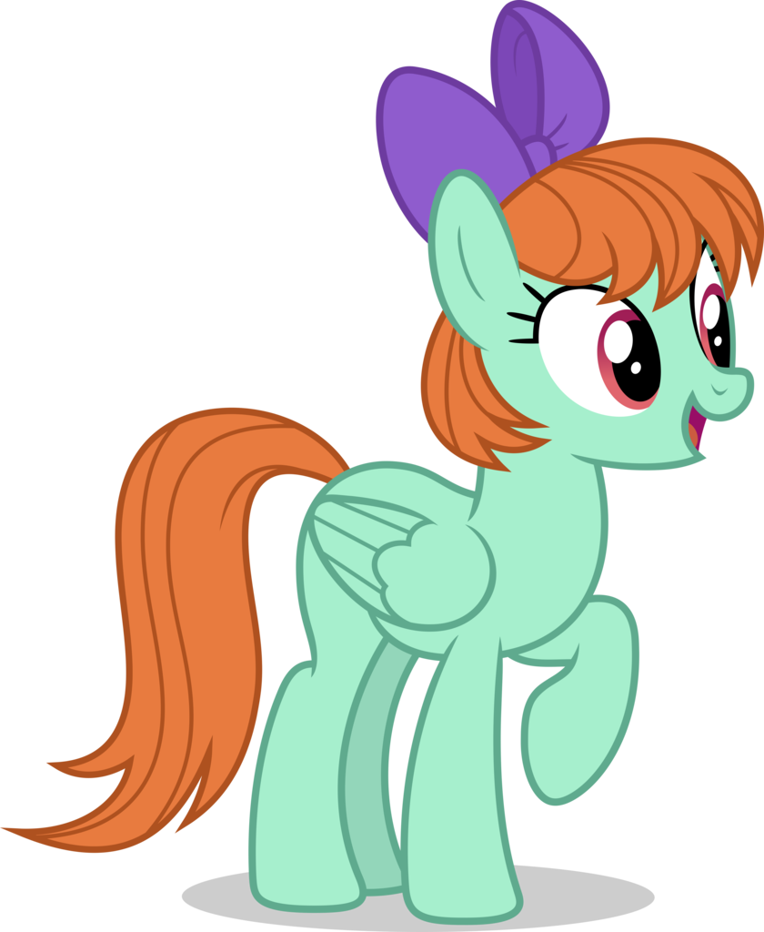 Absurd Res Artist Luckreza Bow Hair - My Little Pony Patty Peppermint Clipart (840x1024), Png Download
