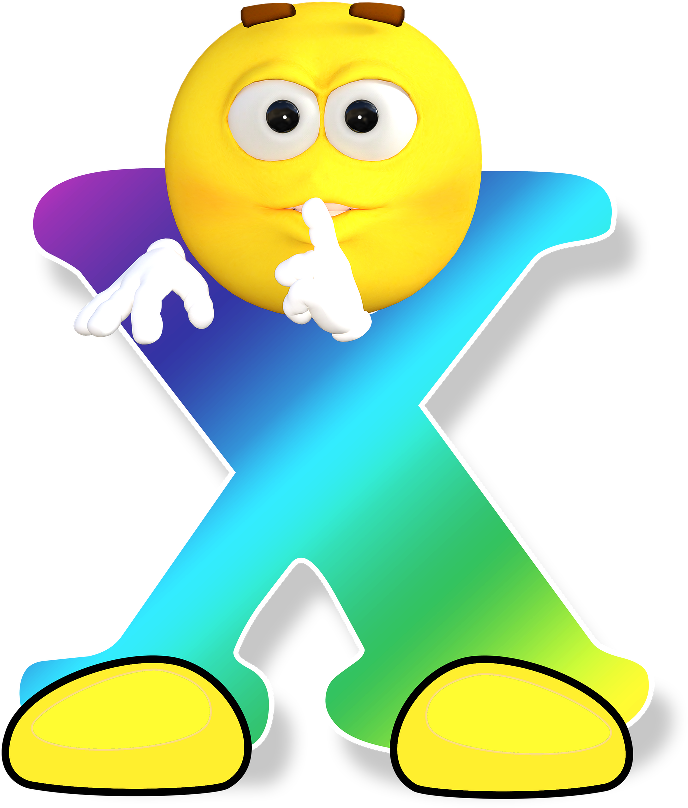 Abc Letters Pinterest Smileys - Smiley Clipart (620x620), Png Download