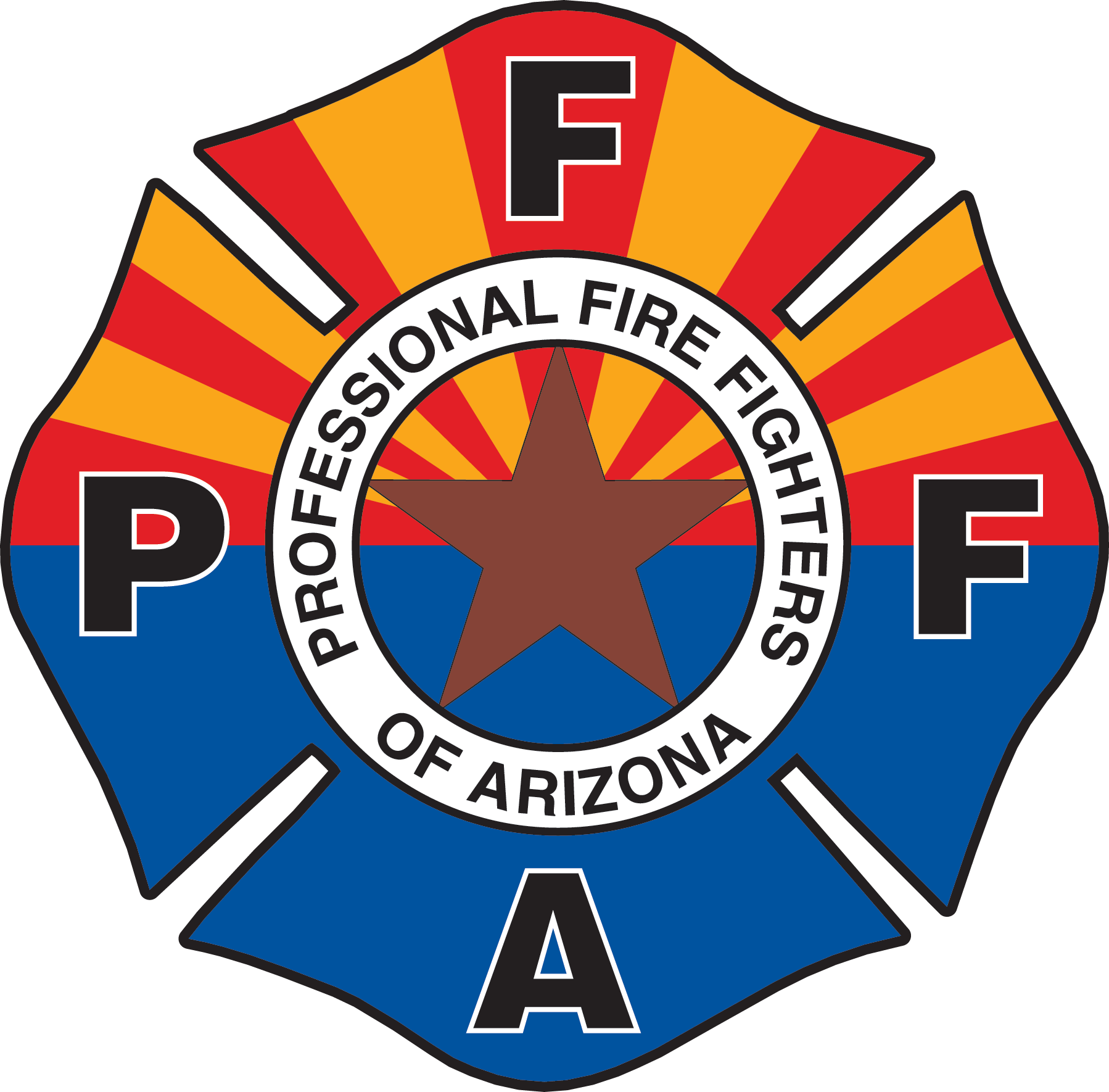 Visit Pffaz - Org - Professional Firefighters Of Arizona Clipart (1798x1770), Png Download