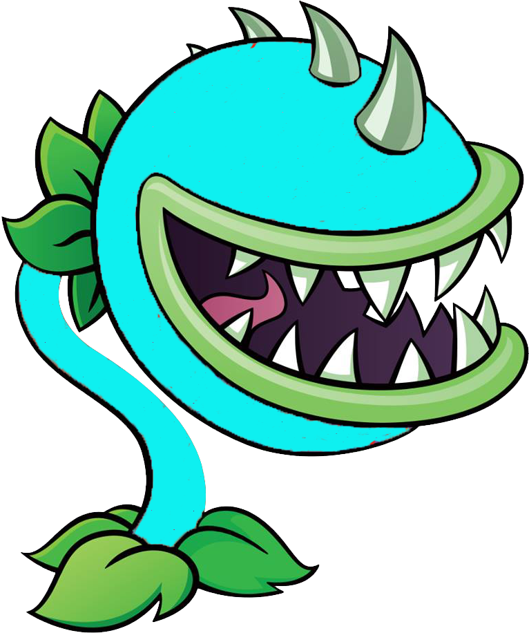 Download Plants Vs Zombies Coloring Pages Chomper Eat Zombie - Plants