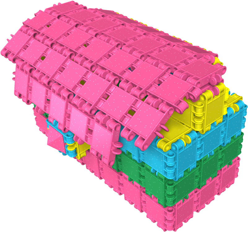 Rollerbox - Toy Block Clipart (867x765), Png Download